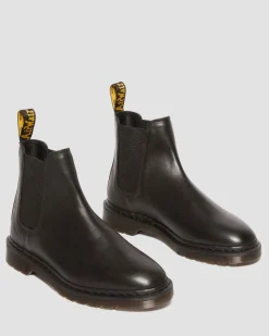 Dr. Martens Last Chance Styles*Graeme Analine leather Chelsea boots in Black Black — Analine