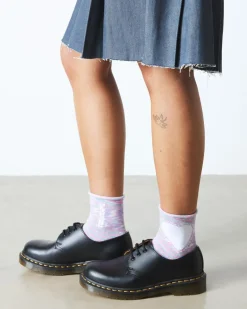 Dr. Martens Last Chance Styles|Last Chance Styles*Heart Cotton Blend Socks in Pink Pink — Organic Cotton Blend
