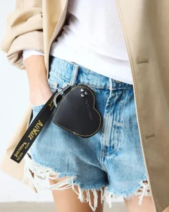 Dr. Martens Accessories|Bags*HEART PURSE in Black Black — Kiev