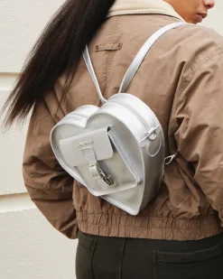 Dr. Martens Last Chance Styles|Last Chance Styles*Heart Shaped Milled Metallic Backpack