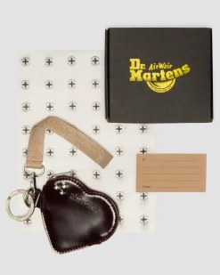 Dr. Martens New And Featured*Heart Shaped Purse in Red Red — Oxford Rub Off