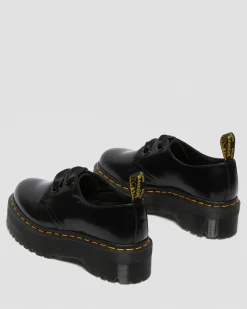 Dr. Martens Mother'S Day Gifts|Shoes*Holly Women's Leather Platform Shoes in Black Buttero BLACK BUTTERO — Buttero