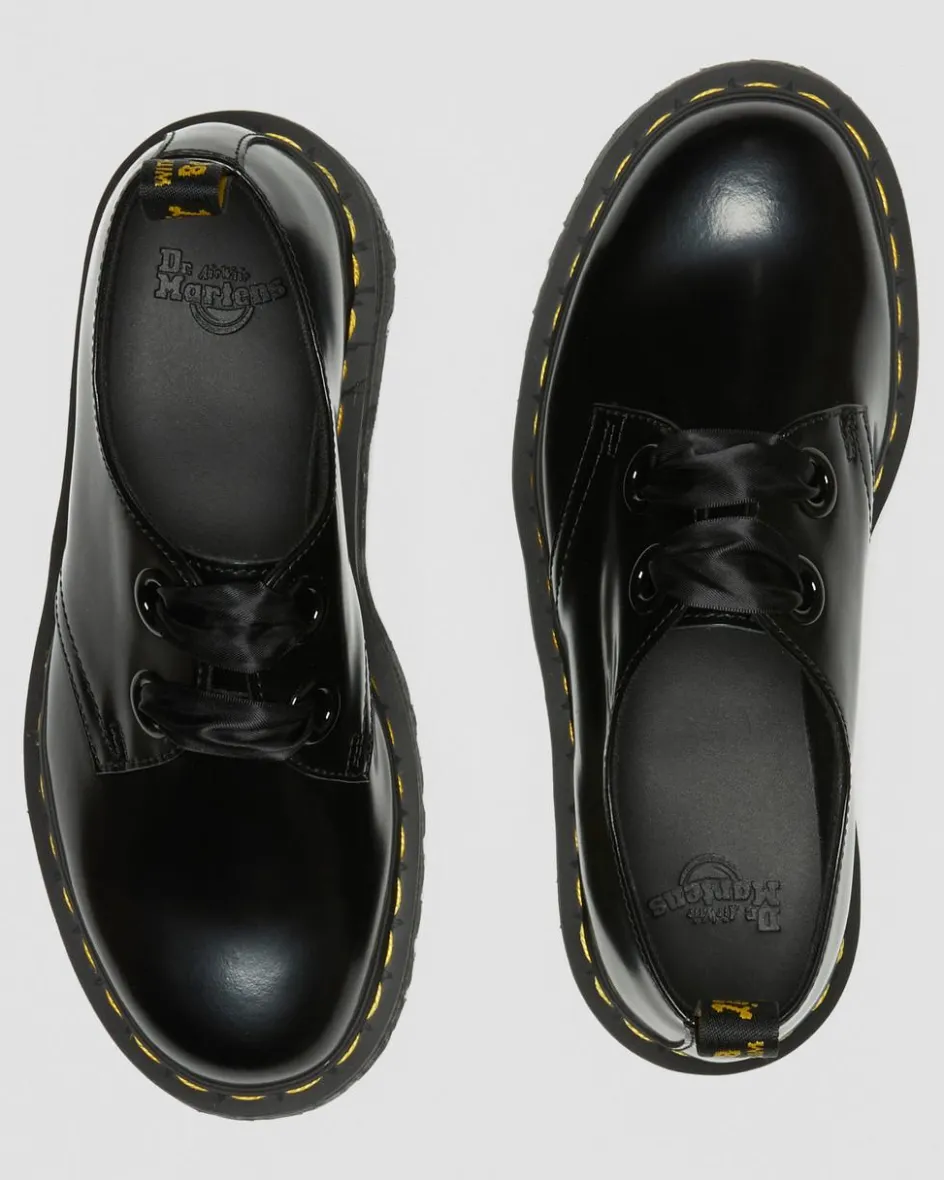 Dr. Martens Mother'S Day Gifts|Shoes*Holly Women's Leather Platform Shoes in Black Buttero BLACK BUTTERO — Buttero