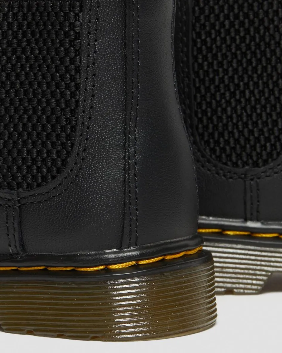 Dr. Martens Infant & 0-1 Years|Toddler & 2-4 Years*Infant/Toddler 2976 Softy T Leather Chelsea Boots in Black Black — Softy T