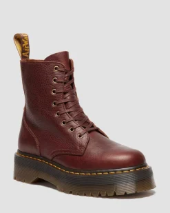 Dr. Martens Last Chance Styles|Last Chance Styles*Jadon Ambassador Soft Leather Platorm Boots in Cashew Cashew — Ambassador