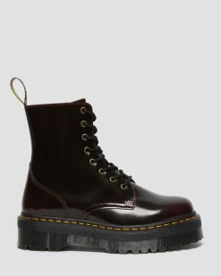 Dr. Martens New And Featured|Boots*Jadon Arcadia Leather Platform Boots in Cherry Red Arcadia Cherry Red Arcadia — Arcadia