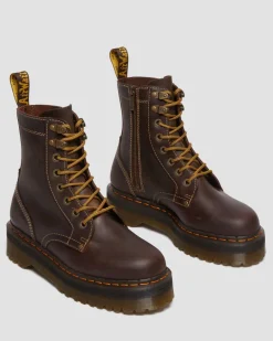 Dr. Martens New And Featured|Boots*Jadon Boot Arc Crazy Horse Platforms in Brown Brown — Crazy Horse