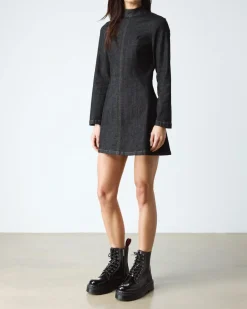 Dr. Martens Platform Boots|Boots*Jadon Distressed Patent Leather Platform Boots in Black Black — Distressed Patent