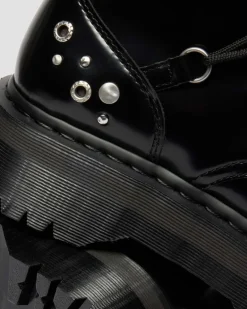 Dr. Martens Last Chance Styles|Last Chance Styles*JADON HI STUDDED BUTTERO LEATHER PLATFORM BOOTS in Black Buttero BLACK BUTTERO — Buttero