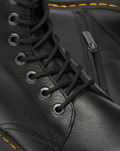 Dr. Martens New And Featured|Boots*Jadon III Boot Pisa Leather Platforms in Black Black — Pisa