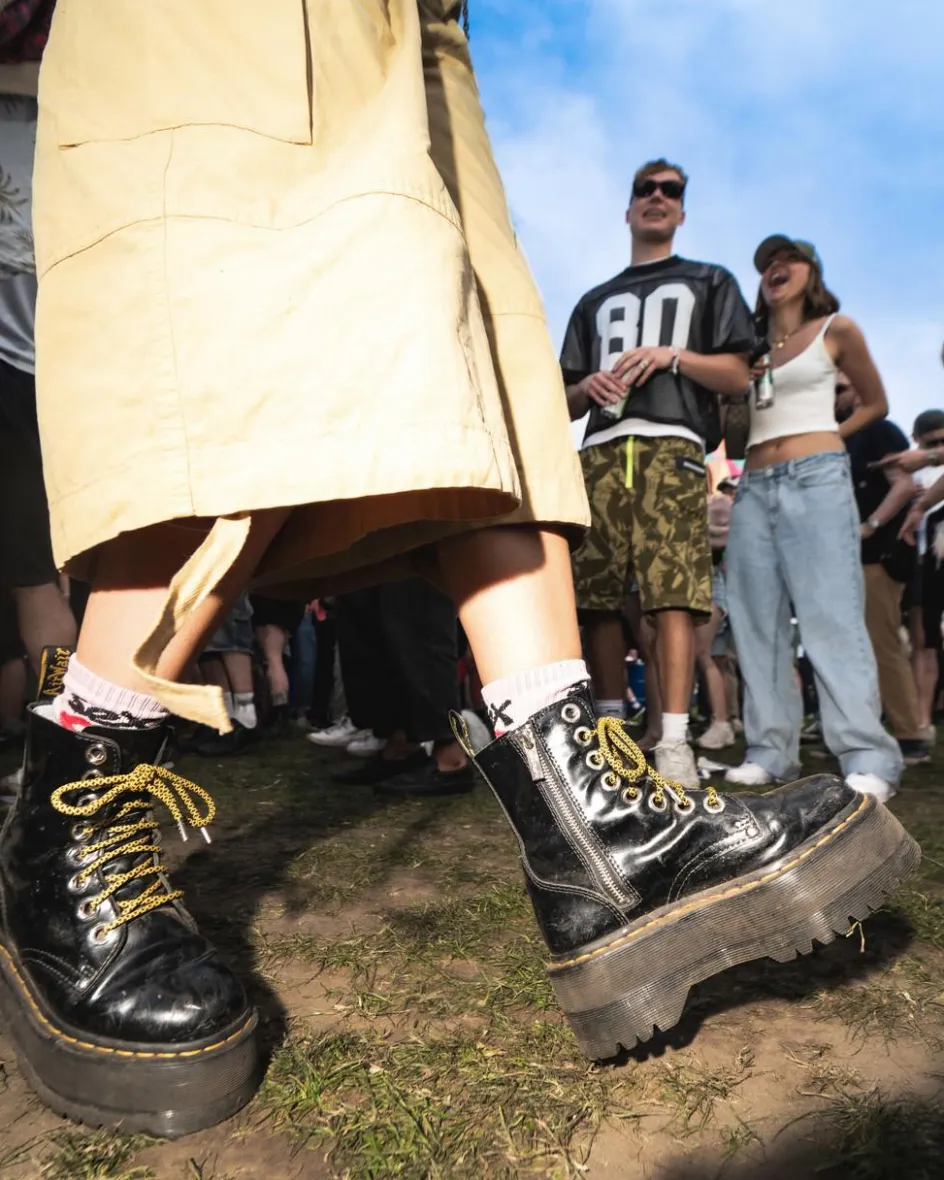 Dr. Martens Boots|New And Featured*Jadon Max Boot Women's Platforms in Black Buttero BLACK BUTTERO — Buttero