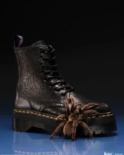 Dr. Martens Boots|Collaborations*Jadon Wednesday Platform Boots in Black Black — Nappa Lux