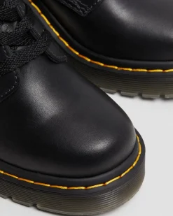 Dr. Martens New And Featured|Heeled Boots*Jesy Sendal Leather Lace Up Flared Heel Boots in Black Black — Sendal