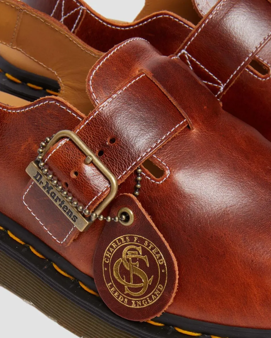 Dr. Martens Last Chance Styles|Last Chance Styles*Jorge Made in England Classic Leather Slingback Mules in Heritage Tan HERITAGE TAN — Classic Calf