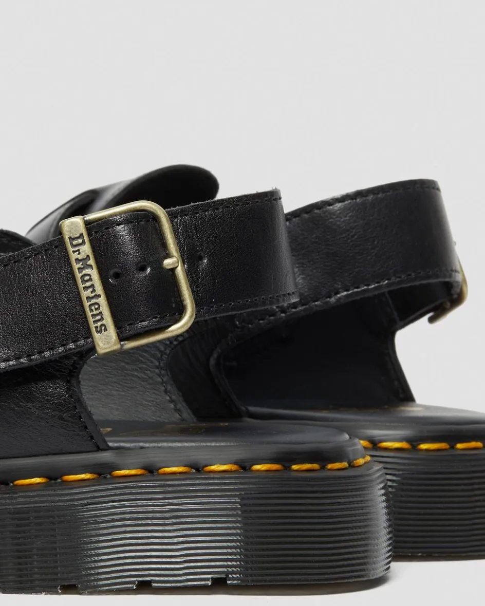 Dr. Martens Last Chance Styles|Last Chance Styles*Jorge Made in England Leather Slingback Mules in Black Black — Classic Calf