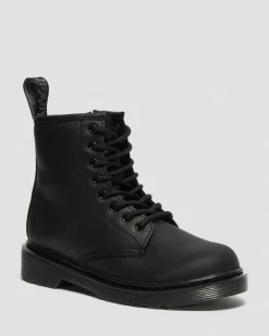 Dr. Martens Junior & 5-7 Years*Junior 1460 Faux Fur Lined Boots in Black Black — Republic Waterproof