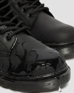 Dr. Martens Junior & 5-7 Years*Junior 1460 Faux Fur Lined Boots in Black Black — Republic Waterproof