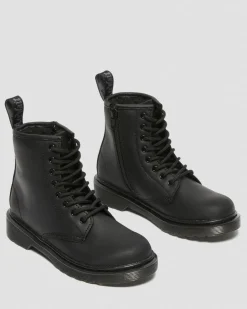 Dr. Martens Junior & 5-7 Years*Junior 1460 Faux Fur Lined Boots in Black Black — Republic Waterproof
