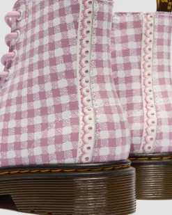 Dr. Martens New And Featured|Junior & 5-7 Years*Junior 1460 Gingham Leather Boots Athena+Gingham Print