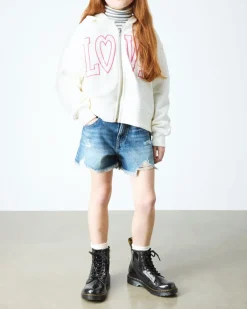 Dr. Martens Junior & 5-7 Years*JUNIOR 1460 GLITTER PATENT LEATHER BOOTS in Black BLACK+SILVER — Nebula Glitter