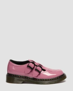 Dr. Martens New And Featured|Junior & 5-7 Years*Junior 8065 Mary Jane Patent Lamper Shoes in Dms Pink DMS PINK — Patent Lamper