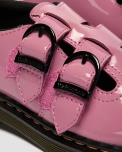 Dr. Martens New And Featured|Junior & 5-7 Years*Junior 8065 Mary Jane Patent Lamper Shoes in Dms Pink DMS PINK — Patent Lamper