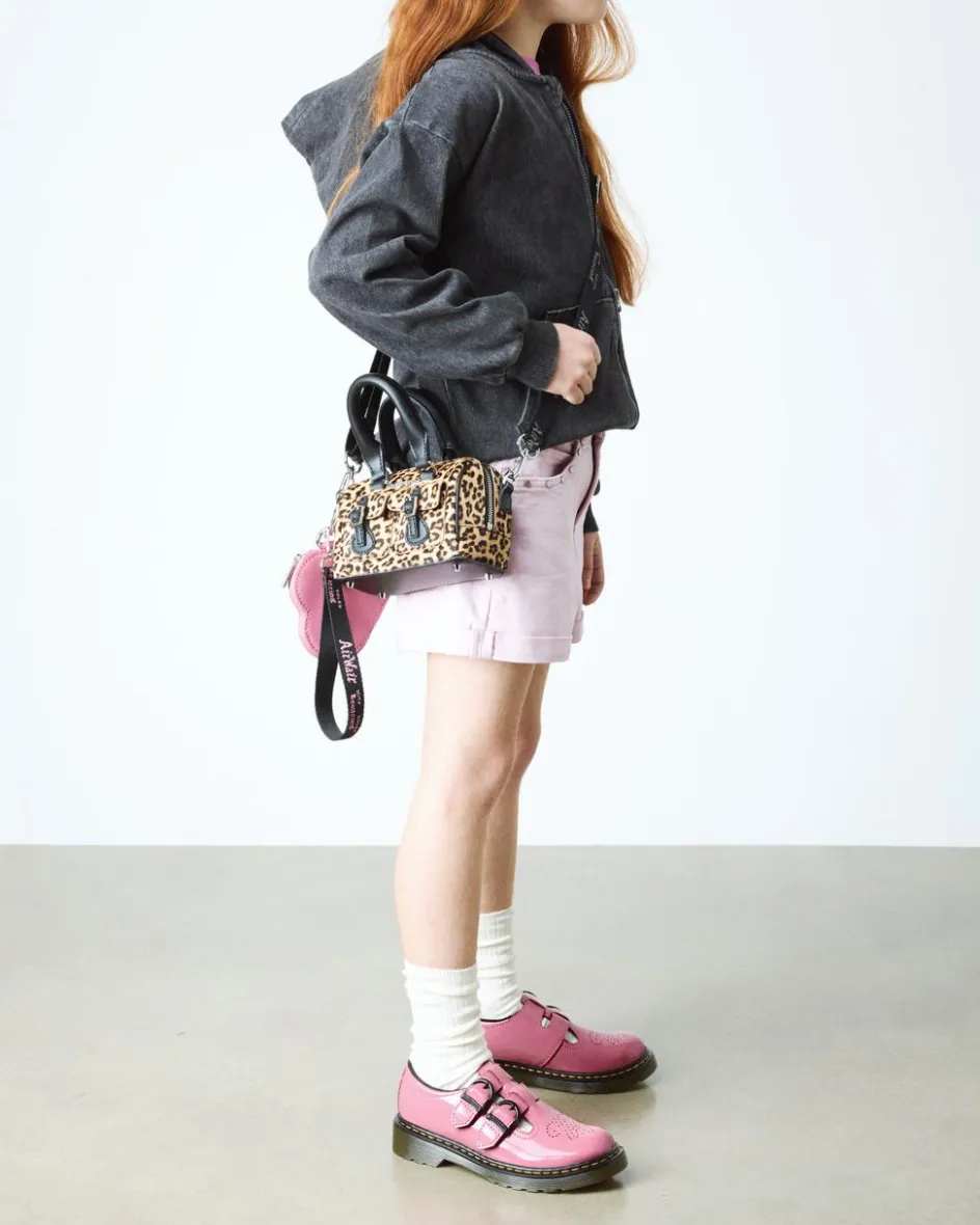 Dr. Martens New And Featured|Junior & 5-7 Years*Junior 8065 Mary Jane Patent Lamper Shoes in Dms Pink DMS PINK — Patent Lamper