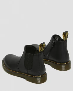 Dr. Martens Junior & 5-7 Years*Junior 2976 Softy T Leather Chelsea Boots in Black Black — Softy T