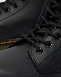 Dr. Martens Junior & 5-7 Years*Junior 1460 Softy T Leather Lace Up Boots in Black Black — Softy T