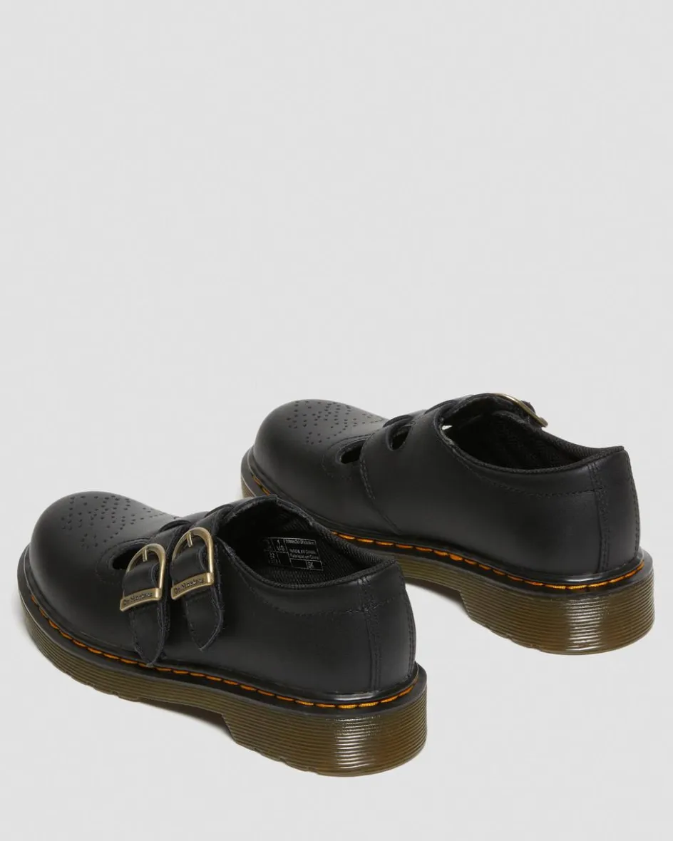 Dr. Martens Shoes|Junior & 5-7 Years*Junior 8065 Softy T Leather Mary Jane Shoes in Black Black — Softy T