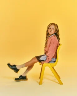 Dr. Martens Junior & 5-7 Years*Junior 1461 Softy T Leather Shoes in Black Black — Softy T