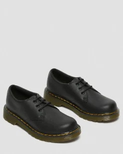 Dr. Martens Junior & 5-7 Years*Junior 1461 Softy T Leather Shoes in Black Black — Softy T