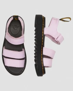 Dr. Martens Junior & 5-7 Years*Junior Klaire Athena Leather Strap Sandals in Pale Pink Pale Pink — Athena