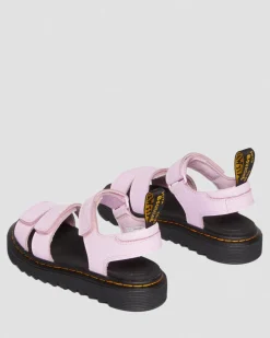 Dr. Martens Junior & 5-7 Years*Junior Klaire Athena Leather Strap Sandals in Pale Pink Pale Pink — Athena