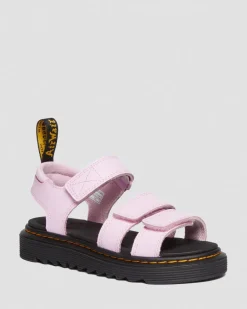 Dr. Martens Junior & 5-7 Years*Junior Klaire Athena Leather Strap Sandals in Pale Pink Pale Pink — Athena