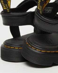 Dr. Martens Junior & 5-7 Years*Junior Klaire Leather Strap Sandals in Black Black — T Lamper