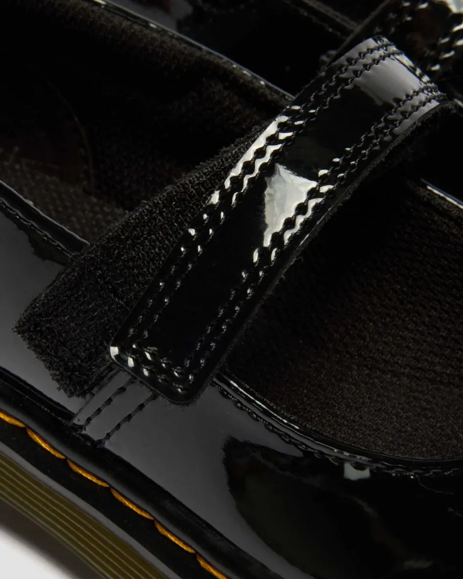 Dr. Martens Shoes|Junior & 5-7 Years*Junior Maccy Patent Leather Mary Jane Shoes in Black Black — Patent Lamper