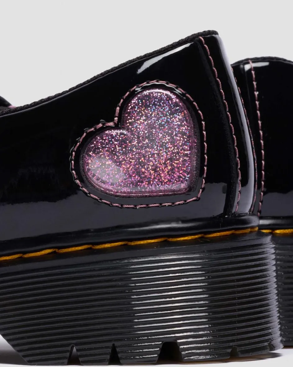 Dr. Martens Junior & 5-7 Years*Junior Mary Jane Bex Patent Lamper Leather Shoes in Black Black — Patent Lamper