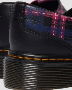 Dr. Martens Last Chance Styles*JUNIOR POLLEY II PINK TARTAN MARY JANE SHOES