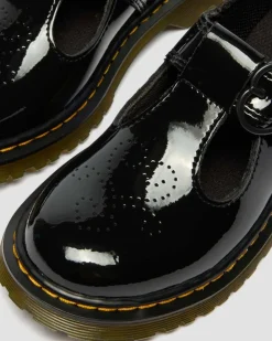 Dr. Martens New And Featured|Junior & 5-7 Years*Junior Polly II Heart Patent Leather Shoes Patent Lamper