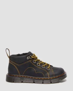 Dr. Martens Last Chance Styles*Junior Raffe Church Wyoming leather boots in Black Black — Wyoming