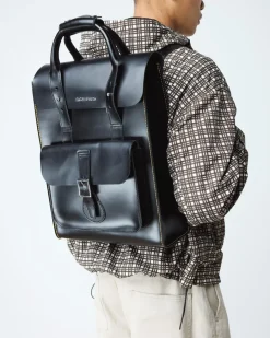 Dr. Martens Accessories|Accessories*Kiev Leather Backpack in Black Black — Kiev & Smooth