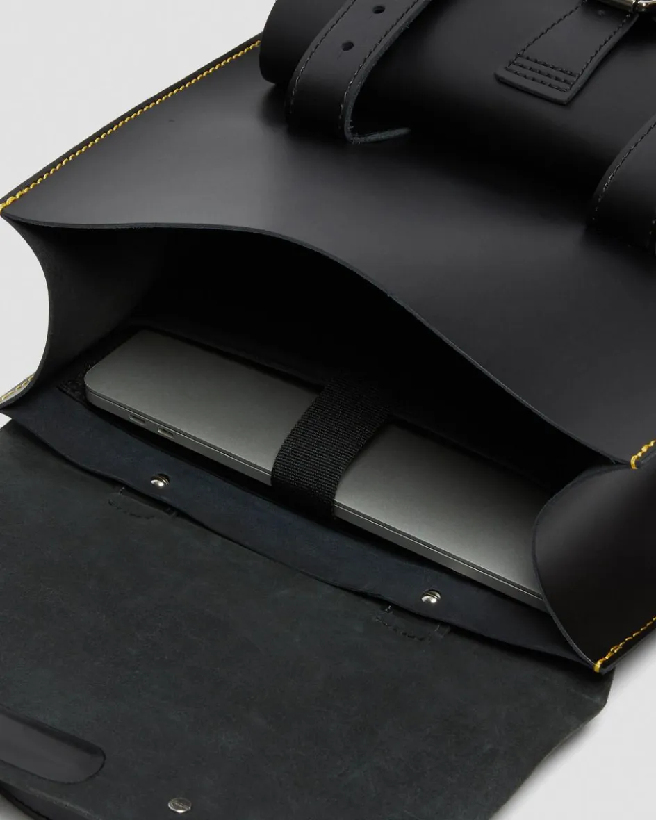 Dr. Martens Accessories|Accessories*Kiev Leather Backpack in Black Black — Kiev & Smooth