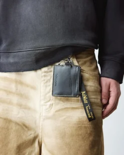 Dr. Martens Accessories|Bags*Kiev Leather Cardholder in Black Black — Kiev
