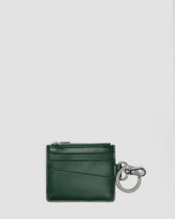 Dr. Martens New And Featured|Accessories*Kiev Leather Cardholder in Dms Green DMS GREEN — Kiev