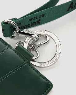 Dr. Martens New And Featured|Accessories*Kiev Leather Cardholder in Dms Green DMS GREEN — Kiev