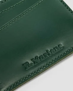 Dr. Martens New And Featured|Accessories*Kiev Leather Cardholder in Dms Green DMS GREEN — Kiev