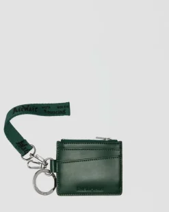 Dr. Martens New And Featured|Accessories*Kiev Leather Cardholder in Dms Green DMS GREEN — Kiev