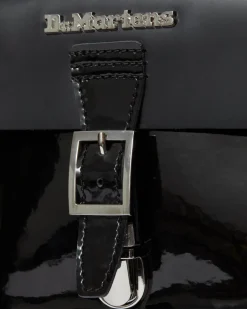 Dr. Martens Accessories|Bags*Kiev Leather Hardware Heart Shaped Bag in Black Black — Kiev
