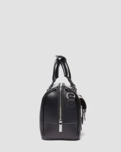 Dr. Martens New And Featured|Accessories*Kiev Leather Top Handle Bag in Black Black — Kiev & Smooth